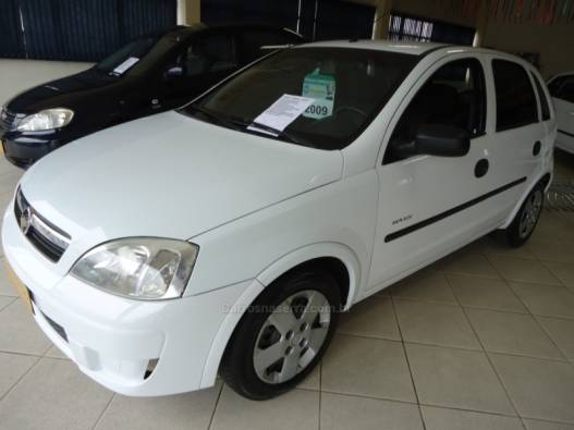 CHEVROLET - CORSA 1.0 MPFI MAXX 8V FLEX 4P MANUAL - 2009/2009 - Branca - R$ 27.823,00