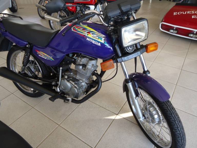 HONDA - CG 125 TITAN - 1997/1998 - Azul - R$ 6.323,00